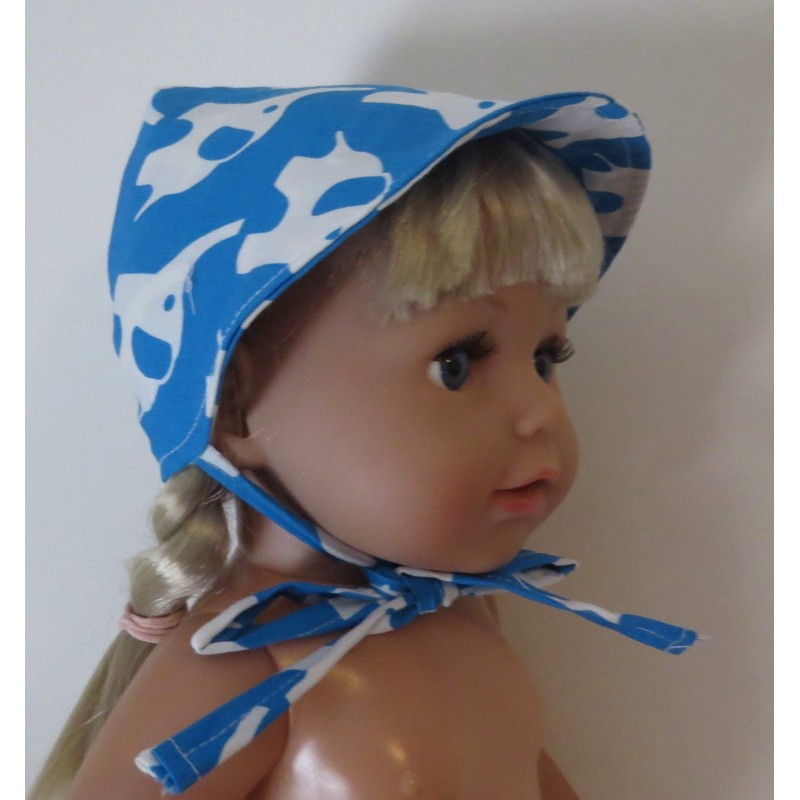 hoedje blauw olifanten  baby born 43cm