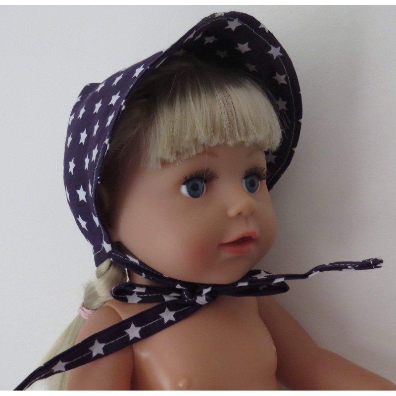 hoedje paars sterren baby born 43cm