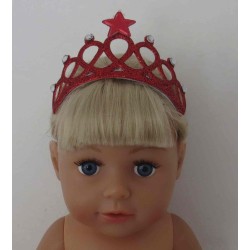 kroontje rood baby born 43cm
