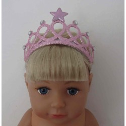 kroontje licht roze baby born 43cm