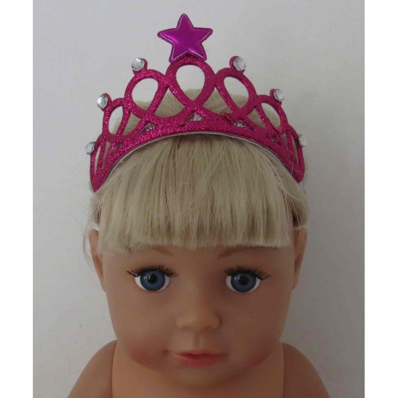 kroontje hard roze baby born 43cm