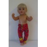 legging rood vogels baby born 43cm