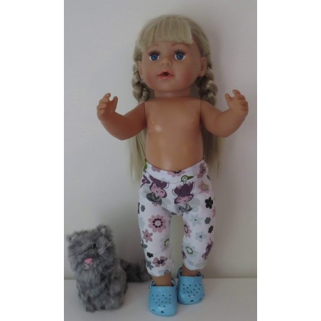 3/4 legging kikkers baby born 43cm