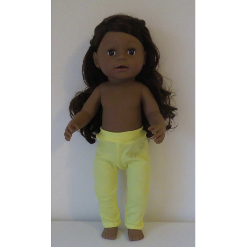 legging geel baby born 43cm