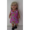 tuinrok hard roze baby born 43cm