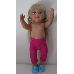 3/4 legging hard roze baby born 43cm