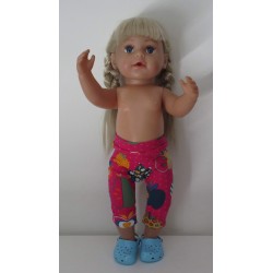 3/4 legging fruit baby born 43cm