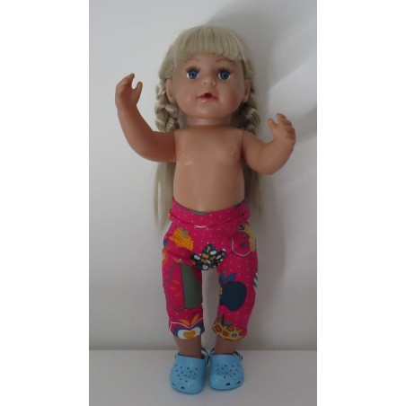 3/4 legging fruit baby born 43cm