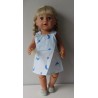 tuinrok blauw maan baby born 43cm