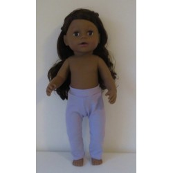 legging lila baby born 43cm
