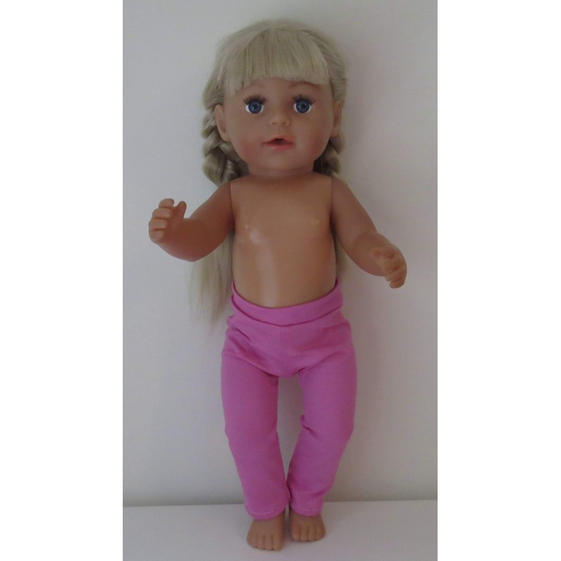 legging roze baby born 43cm