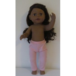 legging midden roze baby born 43cm