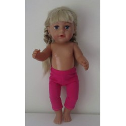 3/4 legging hard roze baby born 43cm