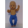 legging blauw baby born 43cm