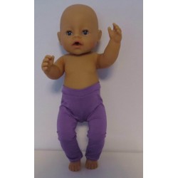 legging paars baby born 43cm