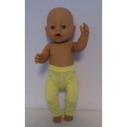 legging geel baby born 43cm