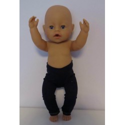 legging donker blauw baby born 43cm
