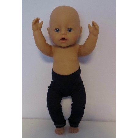 legging donker blauw baby born 43cm