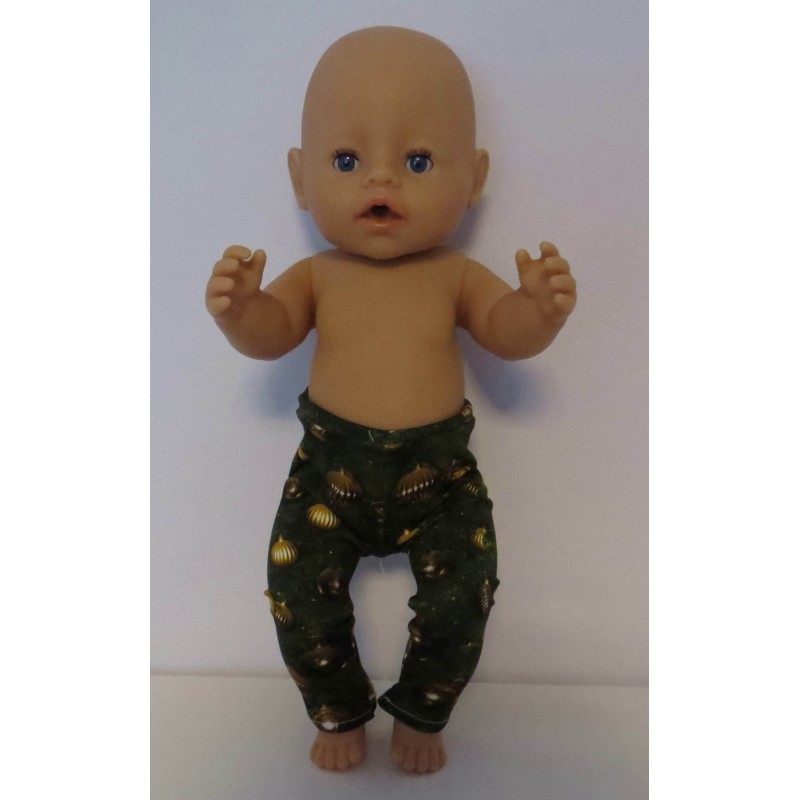 legging kerst baby born 43cm
