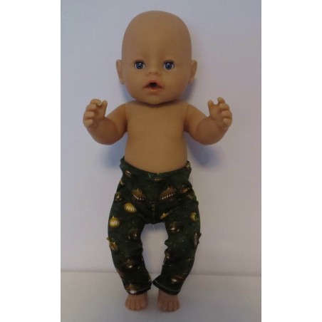 legging kerst baby born 43cm
