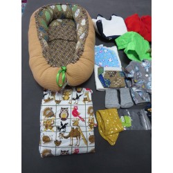 verassingspakket boy baby born 43cm met poppennestje