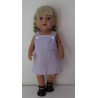 tuinrok lila geruit baby born 43cm
