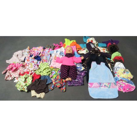 chou chou pop 38cm met partij kleertjes