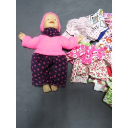 chou chou pop 38cm met partij kleertjes