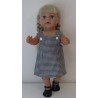 tuinrok zwart geruit baby born 43cm