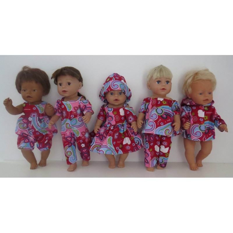 gift set gekleurd bab yborn 43cm