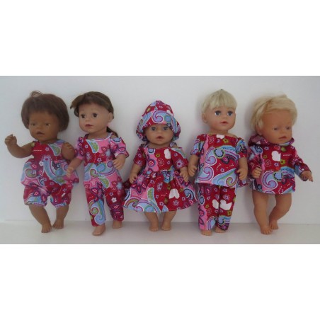 gift set gekleurd bab yborn 43cm