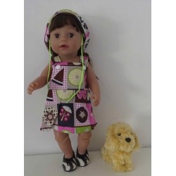 tuinrok fruit baby born 43cm