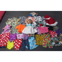 baby born little pop 36cm met heel veel kleertjes (klein kleutertje)