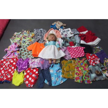 baby born little pop 36cm met heel veel kleertjes (klein kleutertje)