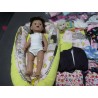 baby born pop grotze zus 43cm met kleertjes en acc.