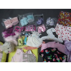 baby born pop grotze zus 43cm met kleertjes en acc.