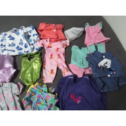 baby born pop 43cm met kleertjes en acc