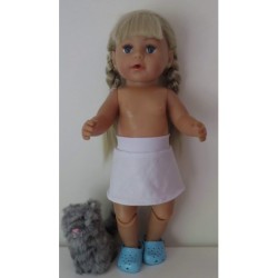rok wit  baby born 43cm