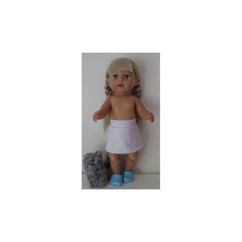 rok wit  baby born 43cm