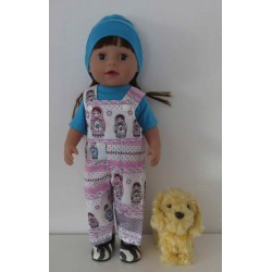 tuinbroek matroeska baby born 43cm