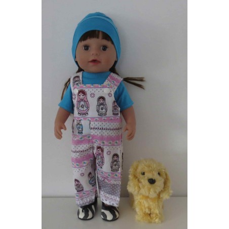 tuinbroek matroeska baby born 43cm
