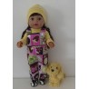 tuinbroek fruit baby born 43cm