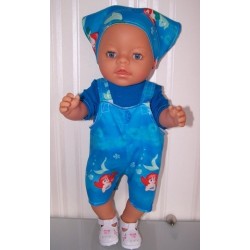 tuinbroek ariel baby born 43cm