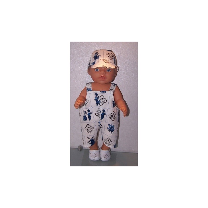tuinbroek holland baby born 43cm