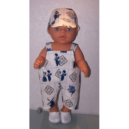 tuinbroek holland baby born 43cm