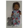 tuinbroek wit lieveheersbeestjes baby born 43cm