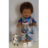 tuinbroek grijs piraat baby born 43cm