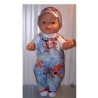 tuinbroek incredbles baby born 43cm