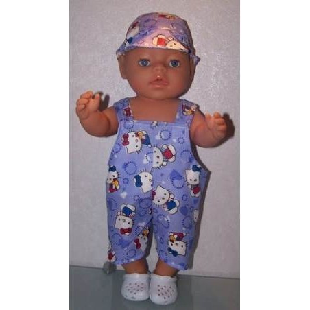 tuinbroek hello kitty appels baby born 43cm