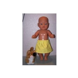 rok geel baby born 43cm